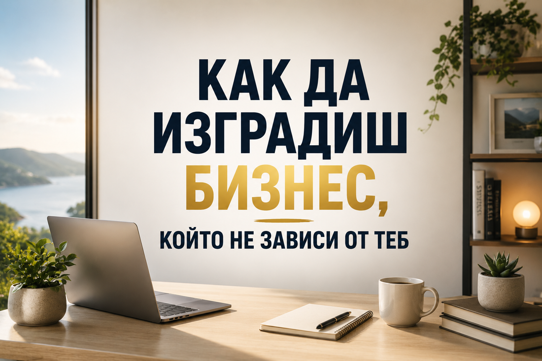 Как да изградиш бизнес, който не зависи изцяло от теб