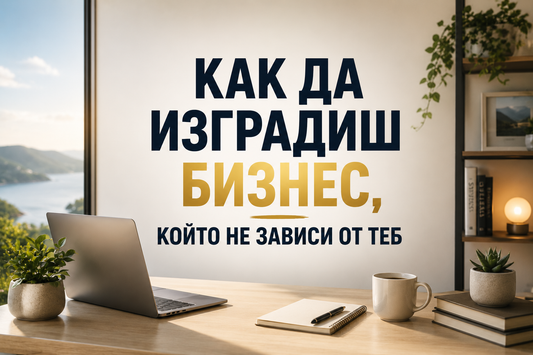 Как да изградиш бизнес, който не зависи изцяло от теб