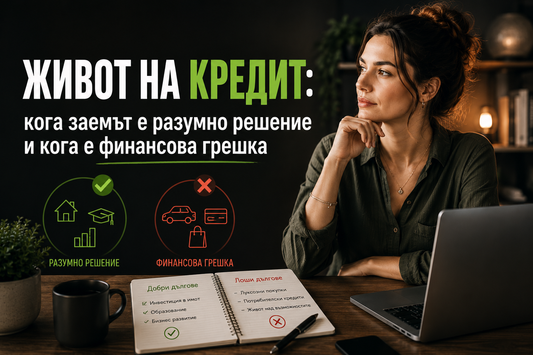 Живот на кредит: кога заемът е разумно решение и кога е финансова грешка