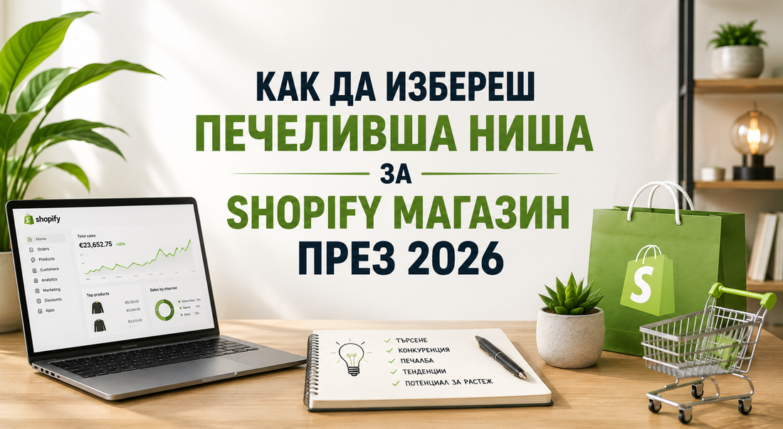 Как да избереш печеливша ниша за Shopify магазин през 2026