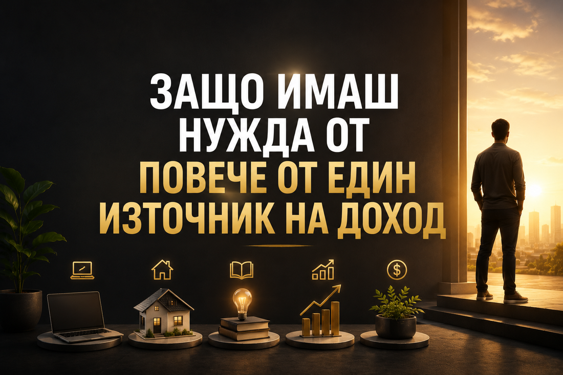 Защо имаш нужда от повече от един източник на доход